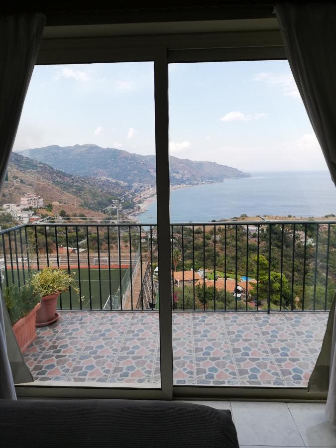 Il Normanno, Appartamento Con Panorama Mozzafiato Taormina Kültér fotó