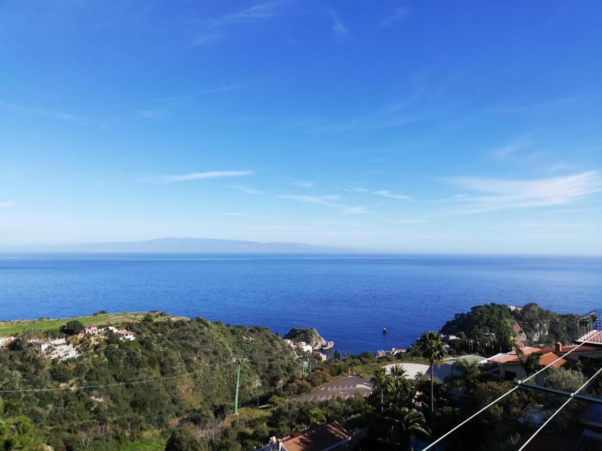 Il Normanno, Appartamento Con Panorama Mozzafiato Taormina Kültér fotó